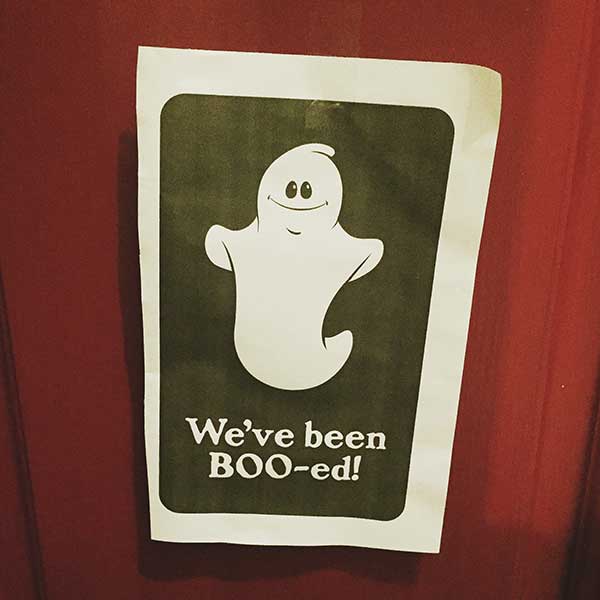Have you been BOO-ed