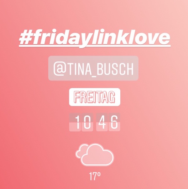 Friday Link Love – www.tinabusch.com